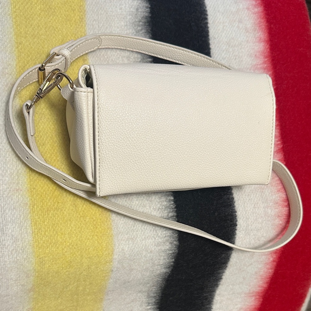 Anthropologie Cream Crossbody Bag